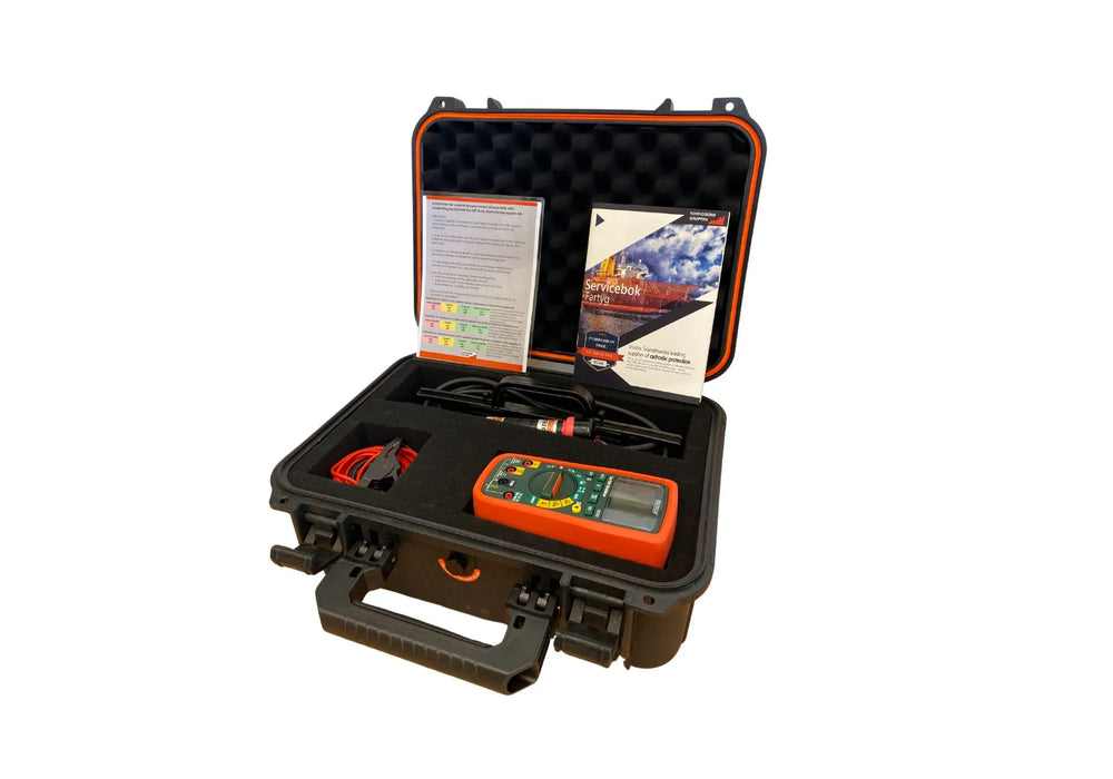 Measurement kit for ships / marine use, voltmeter including measuring cords and Ag/AgCl  reference