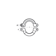 Magnesiumanod Yanmar split collar for Saildrive Yanmar SD20-SD60 saildrives, 196450-02441 - AnodeFactory