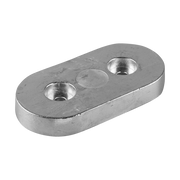 Zinkanod Kamewa Block, 173*87*23mm, c-c80mm 10108230, R802454, Ovanifrån - Anodefactory