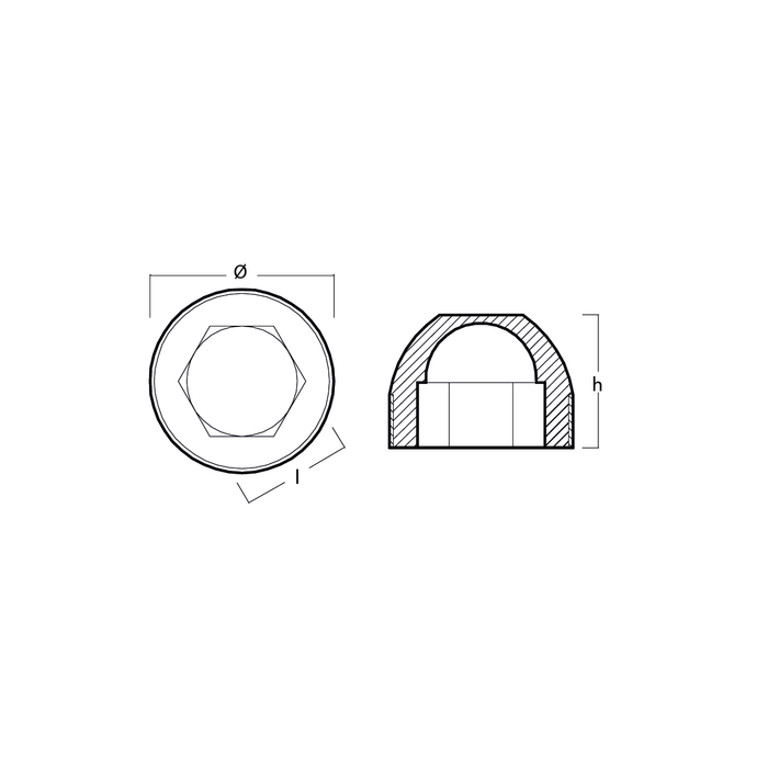 Anod Bosvik Ø33mm, TBOS33